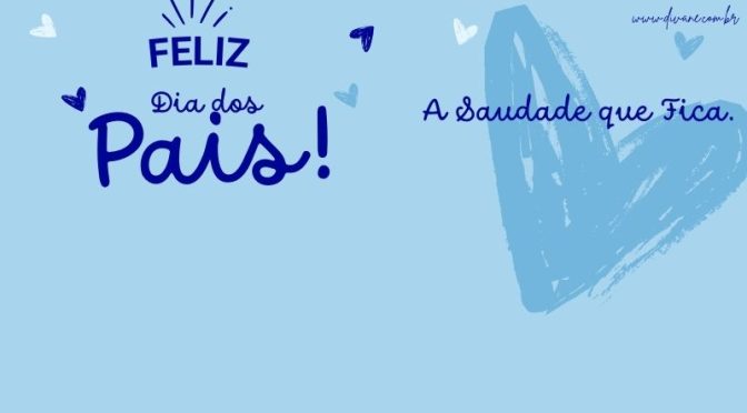 A saudade que fica.